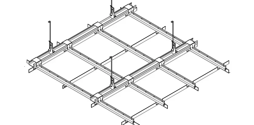 Sistema de techo radiante modular